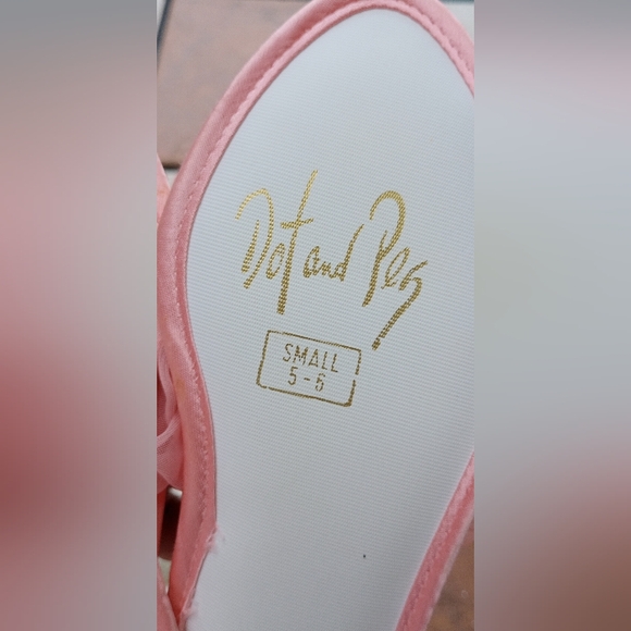 Night Aires and Dot and Peg VTG bed slippers size 5/6 - Picture 6 of 7